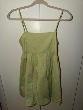 Light Green Spaghetti Strap Summer Dress